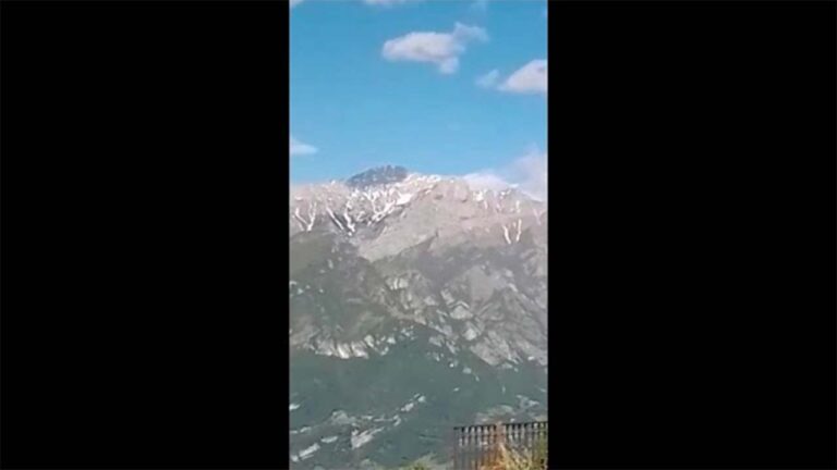 Monte Legnone visto dal colle del Ghisallo